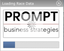 Sponsorship displayed when loading a race